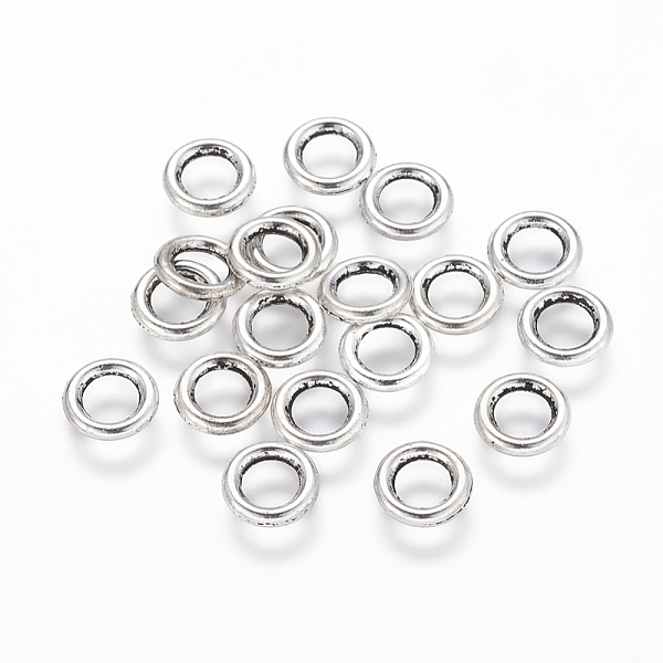 PandaHall Tibetan Style Alloy Beads, Cadmium Free & Nickel Free & Lead Free, Rondelle, Antique Silver, 8x1.5mm, Hole: 5mm Alloy Rondelle
PandaHall Tibetan Style Alloy Beads, Cadmium Free & Nickel Free & Lead Free, Rondelle, Antique Silver, 8x1.5mm, Hole: 5mm Alloy Rondelle