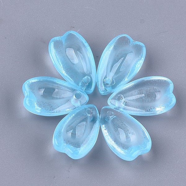 PandaHall Transparent Spray Painted Glass Charms, Petal, Light Sky Blue, 13x8x5.5mm, Hole: 1mm Glass Petaline Blue
PandaHall Transparent Spray Painted Glass Charms, Petal, Light Sky Blue, 13x8x5.5mm, Hole: 1mm Glass Petaline Blue