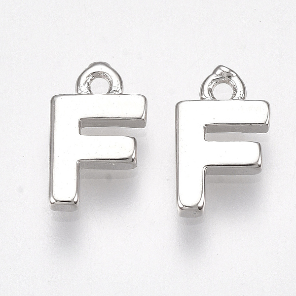 PandaHall Brass Charms, Letter, Nickel Free, Real Platinum Plated, Letter.F, 8.5x5x1.5mm, Hole: 0.8mm Brass Letter F
PandaHall Brass Charms, Letter, Nickel Free, Real Platinum Plated, Letter.F, 8.5x5x1.5mm, Hole: 0.8mm Brass Letter F