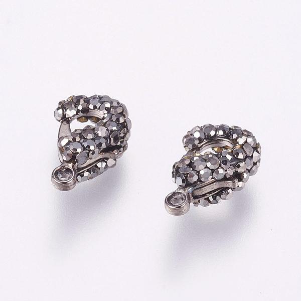 PandaHall Alloy Lobster Claw Clasps, with Rhinestone, Gunmetal, 16.5x11x7mm, Hole: 1.5mm Alloy+Rhinestone Others
PandaHall Alloy Lobster Claw Clasps, with Rhinestone, Gunmetal, 16.5x11x7mm, Hole: 1.5mm Alloy+Rhinestone Others