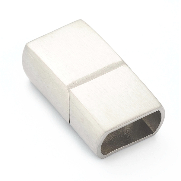 PandaHall 304 Stainless Steel Magnetic Clasps with Glue-in Ends, Curved Rectangle, Stainless Steel Color, 23.5x13.5x8mm, Hole: 6x11mm 304...
PandaHall 304 Stainless Steel Magnetic Clasps with Glue-in Ends, Curved Rectangle, Stainless Steel Color, 23.5x13.5x8mm, Hole: 6x11mm 304...