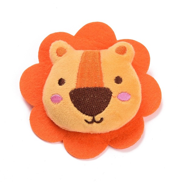 PandaHall Lion Cotton & Non-Woven & Velvet Fabric Brooch, Cartoon Doll Iron Lapel Pin for Girl Women, Coral, 96x28mm Cotton Red
PandaHall Lion Cotton & Non-Woven & Velvet Fabric Brooch, Cartoon Doll Iron Lapel Pin for Girl Women, Coral, 96x28mm Cotton Red