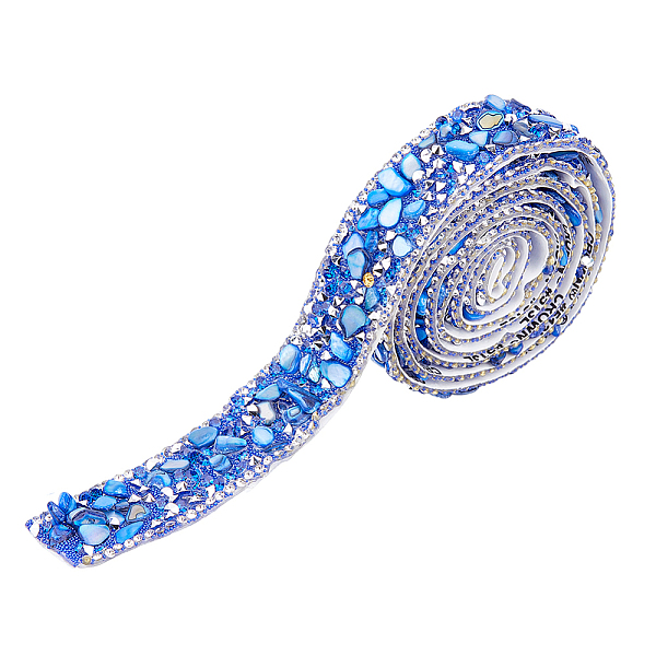 PandaHall 0.9M Resin Rhinestone Crystals Beaded Trim, Iron On Patch Hotfix Ribbon with Adhesive Back, for DIY Art Craft, Sewing, Royal Blue...
PandaHall 0.9M Resin Rhinestone Crystals Beaded Trim, Iron On Patch Hotfix Ribbon with Adhesive Back, for DIY Art Craft, Sewing, Royal Blue...