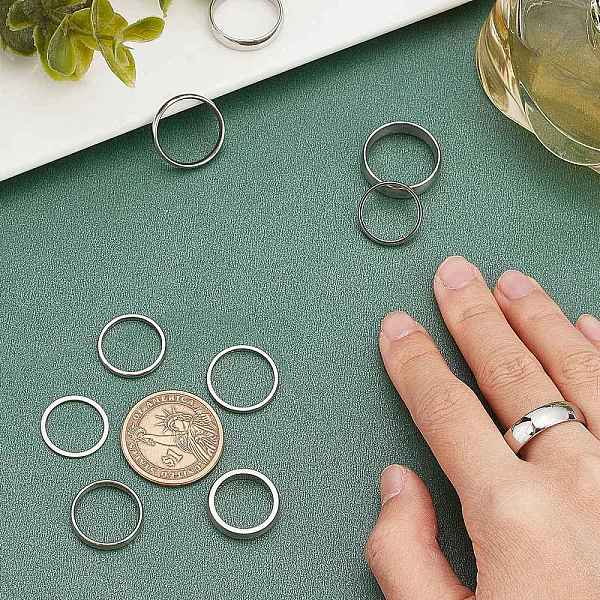 PandaHall Unicraftale 10Pcs 10 Style 304 Stainless Steel Flat Plain Band Rings for Men Women, Stainless Steel Color, Inner Diameter: 15~19...
PandaHall Unicraftale 10Pcs 10 Style 304 Stainless Steel Flat Plain Band Rings for Men Women, Stainless Steel Color, Inner Diameter: 15~19...