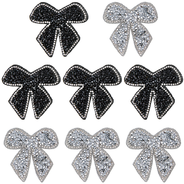 PandaHall CRASPIRE 8Pcs 2 Colors Bowknot Iron on Patches Bling Rhinestone Patches Hot Melt Adhesive Iron on Rhinestone Applique Decoration..., Multicolor 
PandaHall CRASPIRE 8Pcs 2 Colors Bowknot Iron on Patches Bling Rhinestone Patches Hot Melt Adhesive Iron on Rhinestone Applique Decoration..., Multicolor
