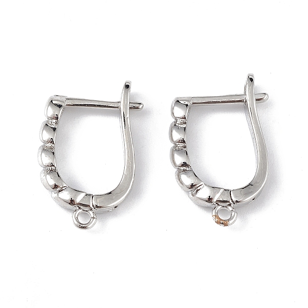 PandaHall Brass Hoop Earring Findings, Latch Back, Lead Free & Cadmium Free, Platinum, 18.5x12x3mm, Hole: 1.2mm, Pin: 1mm Brass
PandaHall Brass Hoop Earring Findings, Latch Back, Lead Free & Cadmium Free, Platinum, 18.5x12x3mm, Hole: 1.2mm, Pin: 1mm Brass