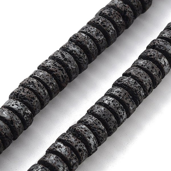 PandaHall Natural Lava Rock Beads Strands, Frosted, Heishi Beads, Disc, 9x4mm, Hole: 1mm, about 99pcs/strand, 15.91''(40.4cm) Lava Rock Disc
PandaHall Natural Lava Rock Beads Strands, Frosted, Heishi Beads, Disc, 9x4mm, Hole: 1mm, about 99pcs/strand, 15.91''(40.4cm) Lava Rock Disc
