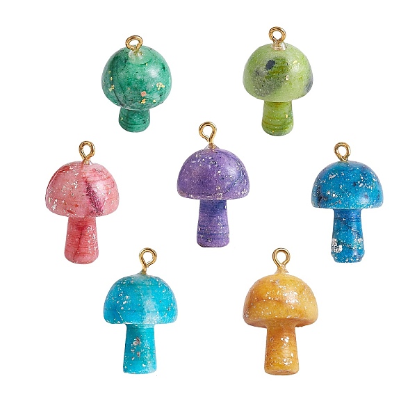 PandaHall 7Pcs 7 Colors Natural Quartz Pendants, with Light Gold Plated Alloy Loops and Natural Opal, Dyed & Heated, Mushroom Charm, Mixed..., Multicolor
PandaHall 7Pcs 7 Colors Natural Quartz Pendants, with Light Gold Plated Alloy Loops and Natural Opal, Dyed & Heated, Mushroom Charm, Mixed..., Multicolor