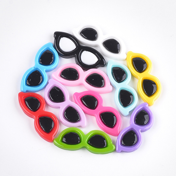 PandaHall Resin Cabochons, Glasses, Mixed Color, 11.5x29x3mm Resin Glasses Multicolor
PandaHall Resin Cabochons, Glasses, Mixed Color, 11.5x29x3mm Resin Glasses Multicolor