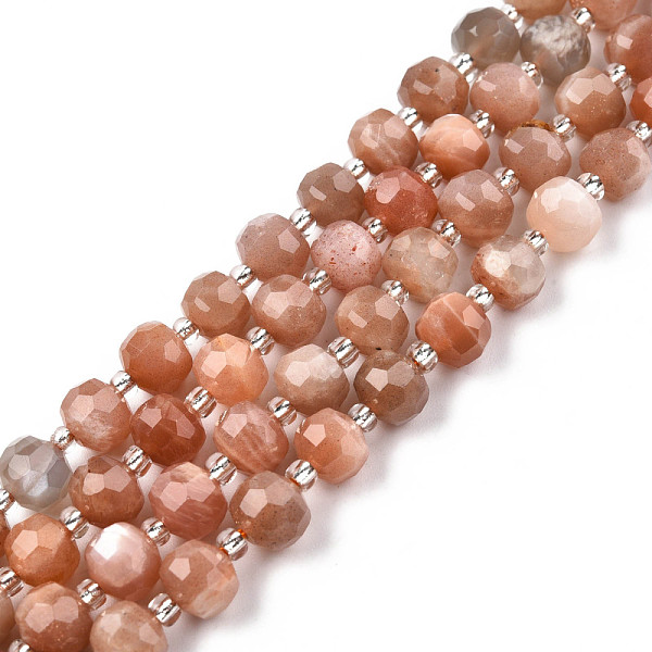 PandaHall Natural Sunstone Beads Strands, with Seed Beads, Faceted, Rondelle, 8x6mm, Hole: 1mm, about 20~22pcs/strand, 7.09 inch(18cm)...
PandaHall Natural Sunstone Beads Strands, with Seed Beads, Faceted, Rondelle, 8x6mm, Hole: 1mm, about 20~22pcs/strand, 7.09 inch(18cm)...