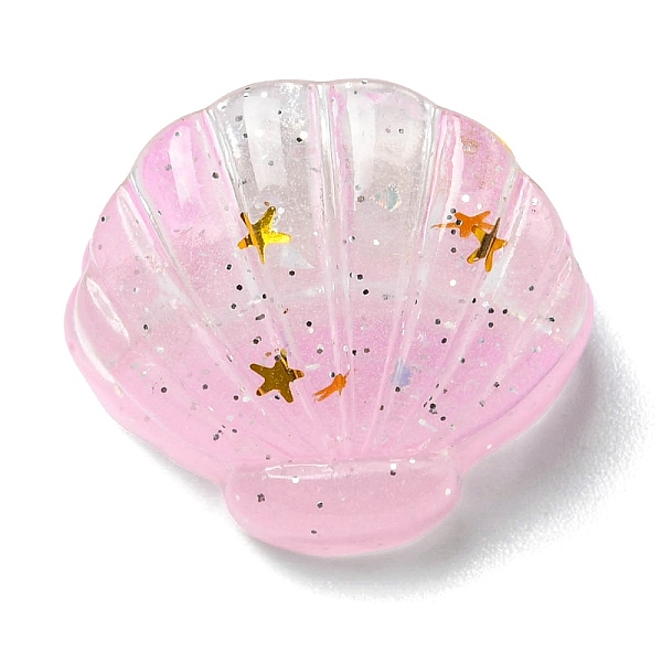 PandaHall Gradient Color Translucent Resin Glitter Shell Cabochons, with Plastic Pearls, Pink, 20x22.5x16mm Resin Shell Shape Pink
PandaHall Gradient Color Translucent Resin Glitter Shell Cabochons, with Plastic Pearls, Pink, 20x22.5x16mm Resin Shell Shape Pink