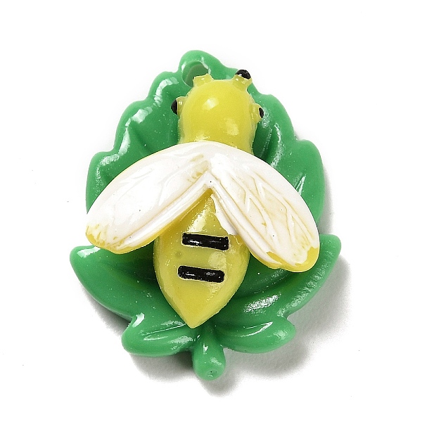 PandaHall Opaque Resin Decoden Pendants, Insect Bees with Leaf Charms, White, 27x22x10mm, Hole: 2mm Resin Bees White
PandaHall Opaque Resin Decoden Pendants, Insect Bees with Leaf Charms, White, 27x22x10mm, Hole: 2mm Resin Bees White