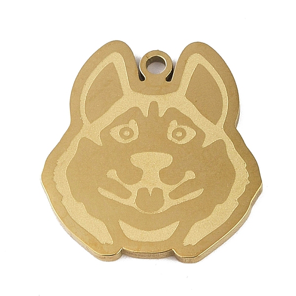PandaHall 304 Stainless Steel Pendants, Sled Dog Charm, Golden, 22x20.5x1.5mm, Hole: 1mm 304 Stainless Steel Dog
PandaHall 304 Stainless Steel Pendants, Sled Dog Charm, Golden, 22x20.5x1.5mm, Hole: 1mm 304 Stainless Steel Dog