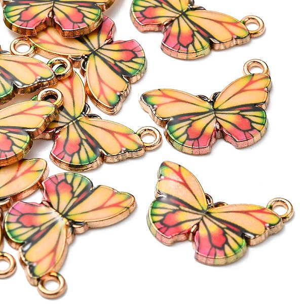 PandaHall Printed Alloy Pendants, Cadmium Free & Nickel Free & Lead Free, Light Gold, Butterfly, Navajo White, 15x20x1.5mm, Hole: 1.8mm...
PandaHall Printed Alloy Pendants, Cadmium Free & Nickel Free & Lead Free, Light Gold, Butterfly, Navajo White, 15x20x1.5mm, Hole: 1.8mm...