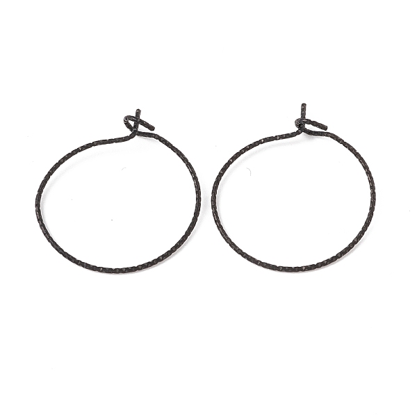 PandaHall Ion Plating(IP) 316 Surgical Stainless Steel Hoop Earrings Findings, Wine Glass Charms Rings, Electrophoresis Black, 29x25mm, Pin...
PandaHall Ion Plating(IP) 316 Surgical Stainless Steel Hoop Earrings Findings, Wine Glass Charms Rings, Electrophoresis Black, 29x25mm, Pin...