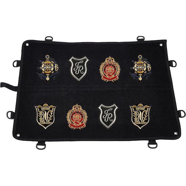 PandaHall Nylon Brooch Pin Display Organizer, with Plastic Clasp, Rectangle, Black, 695x550x3~8mm, Hole: 8mm Plastic Rectangle Black
PandaHall Nylon Brooch Pin Display Organizer, with Plastic Clasp, Rectangle, Black, 695x550x3~8mm, Hole: 8mm Plastic Rectangle Black