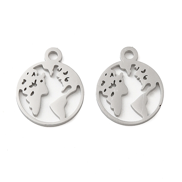 PandaHall 304 Stainless Steel Charms, Laser Cut, Flat Round with Map Charm, Stainless Steel Color, 14.5x12x1mm, Hole: 1.6mm 304 Stainless...
PandaHall 304 Stainless Steel Charms, Laser Cut, Flat Round with Map Charm, Stainless Steel Color, 14.5x12x1mm, Hole: 1.6mm 304 Stainless...