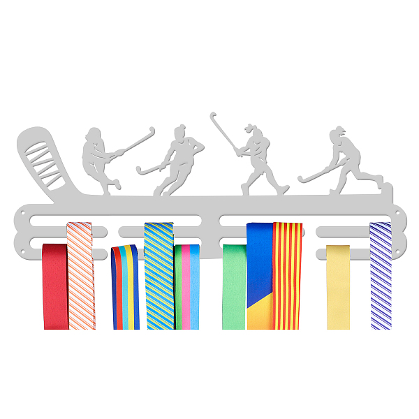 PandaHall Medals Hanger Display Holder Rack, Hockey Sports Theme Medals Display Wall Mounted Frame Sports Medal Holder Hooks Ribbon Holder..., Silver
PandaHall Medals Hanger Display Holder Rack, Hockey Sports Theme Medals Display Wall Mounted Frame Sports Medal Holder Hooks Ribbon Holder..., Silver