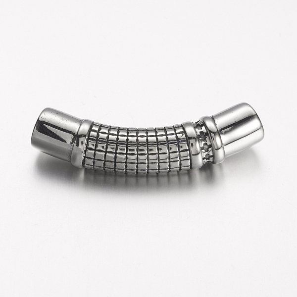 PandaHall 304 Stainless Steel Beads, Curved Tube Beads, Curved Tube Noodle Beads, Antique Silver, 47x11x9mm, Hole: 6.5mm 304 Stainless Steel...
PandaHall 304 Stainless Steel Beads, Curved Tube Beads, Curved Tube Noodle Beads, Antique Silver, 47x11x9mm, Hole: 6.5mm 304 Stainless Steel...