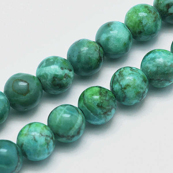 PandaHall Natural Marble Beads Strands, Round, Dyed & Heated, Dark Cyan, 8mm, Hole: 1mm, about 46pcs/strand, 15 inch(38cm) Natural Gemstone...
PandaHall Natural Marble Beads Strands, Round, Dyed & Heated, Dark Cyan, 8mm, Hole: 1mm, about 46pcs/strand, 15 inch(38cm) Natural Gemstone...