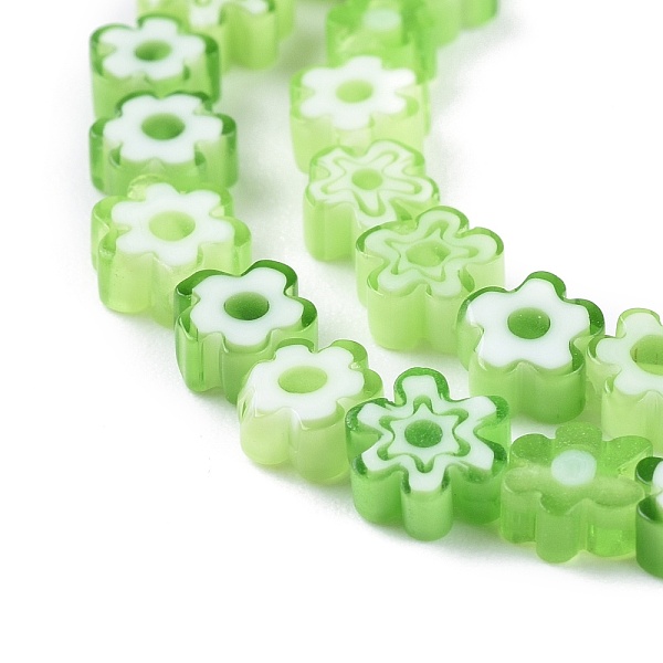 PandaHall Handmade Millefiori Glass Bead Strands, Flower, Light Green, 4~7.2x2.6mm, Hole: 1mm, about 60~69pcs/Strand, 16 inch(40cm)...
PandaHall Handmade Millefiori Glass Bead Strands, Flower, Light Green, 4~7.2x2.6mm, Hole: 1mm, about 60~69pcs/Strand, 16 inch(40cm)...