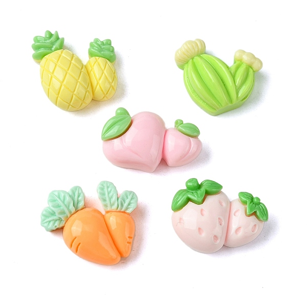 PandaHall Opaque Resin Decoden Cabochons, Fruits & Vegetables, Mixed Shapes, 13~18.5x16.5~19x7~8mm Resin Mixed Shapes
PandaHall Opaque Resin Decoden Cabochons, Fruits & Vegetables, Mixed Shapes, 13~18.5x16.5~19x7~8mm Resin Mixed Shapes