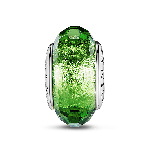 PandaHall TINYSAND Faceted Glass European Beads, with Platinum Plated 925 Sterling Silver Double Cores, Large Hole Rondelle Beads, Green...
PandaHall TINYSAND Faceted Glass European Beads, with Platinum Plated 925 Sterling Silver Double Cores, Large Hole Rondelle Beads, Green...