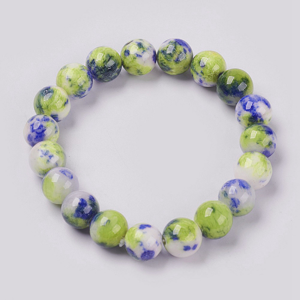 PandaHall Natural Jade Beaded Stretch Bracelet, Dyed, Round, Dark Khaki, 2 inch(5cm), beads: 12mm Jade Yellow
PandaHall Natural Jade Beaded Stretch Bracelet, Dyed, Round, Dark Khaki, 2 inch(5cm), beads: 12mm Jade Yellow