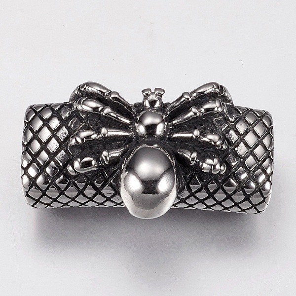 PandaHall 304 Stainless Steel Slide Charms, Rectangle with Spider, Antique Silver, 22x38x13mm, Hole: 7.5x12mm 304 Stainless Steel Spider
PandaHall 304 Stainless Steel Slide Charms, Rectangle with Spider, Antique Silver, 22x38x13mm, Hole: 7.5x12mm 304 Stainless Steel Spider