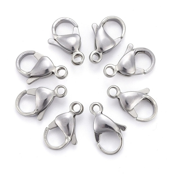 PandaHall 304 Stainless Steel Lobster Claw Clasps, Parrot Trigger Clasps, Stainless Steel Color, 15x9.5x4mm, Hole: 1.6mm 304 Stainless Steel...
PandaHall 304 Stainless Steel Lobster Claw Clasps, Parrot Trigger Clasps, Stainless Steel Color, 15x9.5x4mm, Hole: 1.6mm 304 Stainless Steel...