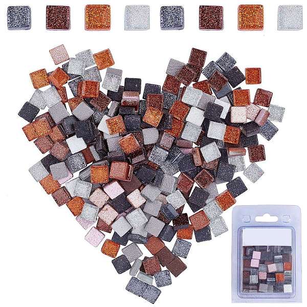 PandaHall GORGECRAFT 220 Pieces Mosaic Tiles Glass Glitter Mosaic Square Shape Stained Glass Pieces for DIY Crafts Kitchen Shower (Grey Mix..., Multicolor
PandaHall GORGECRAFT 220 Pieces Mosaic Tiles Glass Glitter Mosaic Square Shape Stained Glass Pieces for DIY Crafts Kitchen Shower (Grey Mix..., Multicolor