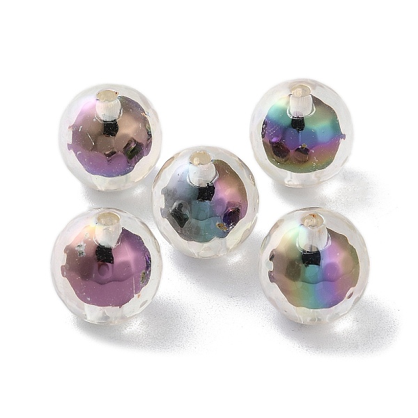 PandaHall UV Plating Rainbow Iridescent Acrylic Beads, Bead in Bead, Round, Colorful, 16x15.5mm, Hole: 2.5mm Acrylic Round
PandaHall UV Plating Rainbow Iridescent Acrylic Beads, Bead in Bead, Round, Colorful, 16x15.5mm, Hole: 2.5mm Acrylic Round
