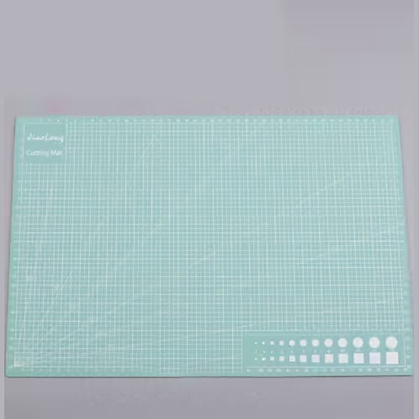 PandaHall A4 Plastic Cutting Mat, Cutting Board, for Craft Art, Rectangle, Medium Aquamarine, 21x29.7cm Plastic Rectangle
PandaHall A4 Plastic Cutting Mat, Cutting Board, for Craft Art, Rectangle, Medium Aquamarine, 21x29.7cm Plastic Rectangle
