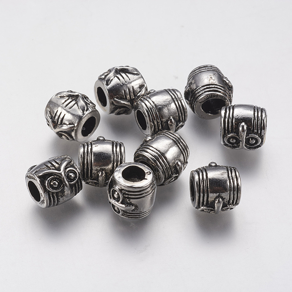 PandaHall Ion Plating(IP) 304 Stainless Steel European Beads, Large Hole Beads, Column, Antique Silver, 10x10mm, Hole: 5mm 304 Stainless...
PandaHall Ion Plating(IP) 304 Stainless Steel European Beads, Large Hole Beads, Column, Antique Silver, 10x10mm, Hole: 5mm 304 Stainless...