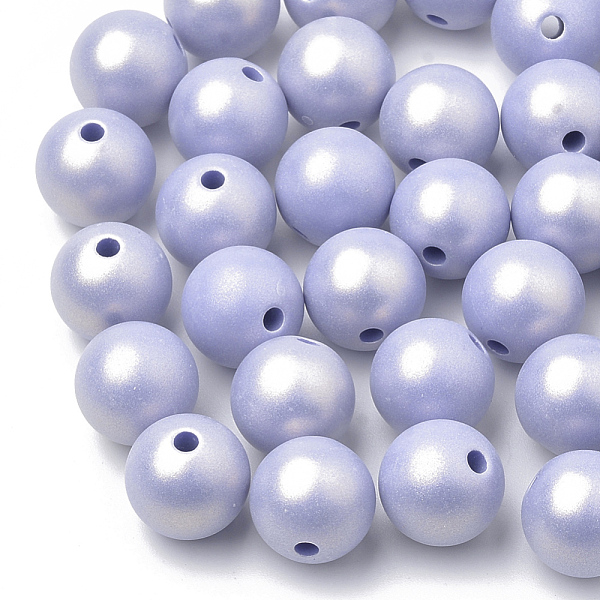 PandaHall Spray Painted Style Acrylic Beads, Rubberized, Round, Lilac, 8mm, Hole: 1mm, about 1800pcs/500g Acrylic Round Purple
PandaHall Spray Painted Style Acrylic Beads, Rubberized, Round, Lilac, 8mm, Hole: 1mm, about 1800pcs/500g Acrylic Round Purple