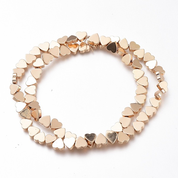 PandaHall Non-magnetic Synthetic Hematite Beads Strands, Galvanic Plating(Color Retention for 1 Year), Heart, Light Gold Plated, 6x6x2mm...
PandaHall Non-magnetic Synthetic Hematite Beads Strands, Galvanic Plating(Color Retention for 1 Year), Heart, Light Gold Plated, 6x6x2mm...