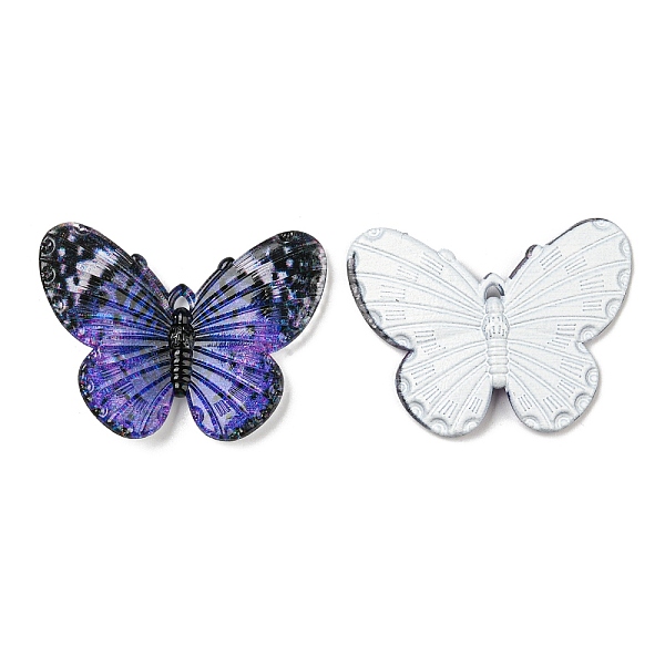 PandaHall Opaque Acrylic Pendants, Butterfly, Purple, 30x4.5x41mm, Hole: 1.5mm Acrylic Butterfly Purple
PandaHall Opaque Acrylic Pendants, Butterfly, Purple, 30x4.5x41mm, Hole: 1.5mm Acrylic Butterfly Purple