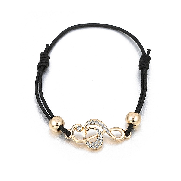 PandaHall Alloy with Rhinestone Musical Note Link Bracelet, Braided Cords Adjustable Bracelet, Golden, 7-1/8 inch(18cm) Rhinestone Musical...
PandaHall Alloy with Rhinestone Musical Note Link Bracelet, Braided Cords Adjustable Bracelet, Golden, 7-1/8 inch(18cm) Rhinestone Musical...