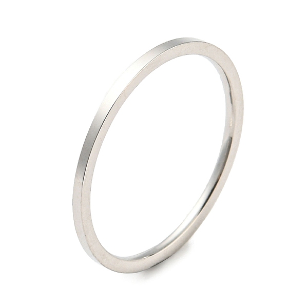 PandaHall 304 Stainless Steel Simple Plain Band Finger Ring for Women Men, Stainless Steel Color, Size 3, Inner Diameter: 14mm, 1mm 304...
PandaHall 304 Stainless Steel Simple Plain Band Finger Ring for Women Men, Stainless Steel Color, Size 3, Inner Diameter: 14mm, 1mm 304...