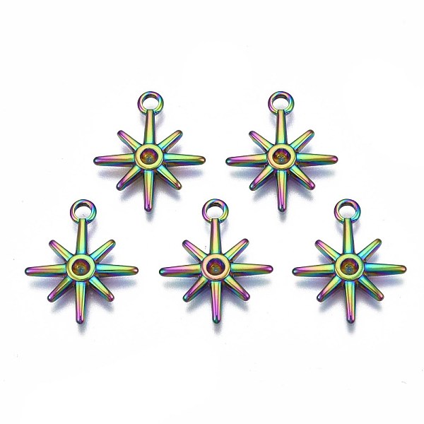 PandaHall Rainbow Color 304 Stainless Steel Pendant Rhinestone Settings, Cadmium Free & Nickel Free & Lead Free, Star, Fit For 2mm...
PandaHall Rainbow Color 304 Stainless Steel Pendant Rhinestone Settings, Cadmium Free & Nickel Free & Lead Free, Star, Fit For 2mm...