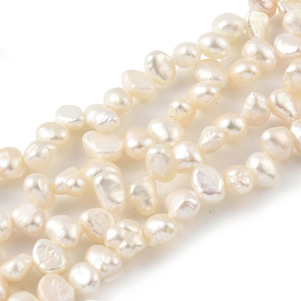 PandaHall Natural Cultured Freshwater Pearl Beads Strands, Top Drilled, Two Sides Polished, Grade 3A, Old Lace, 5~5.5mm, Hole: 0.5mm, about...
PandaHall Natural Cultured Freshwater Pearl Beads Strands, Top Drilled, Two Sides Polished, Grade 3A, Old Lace, 5~5.5mm, Hole: 0.5mm, about...