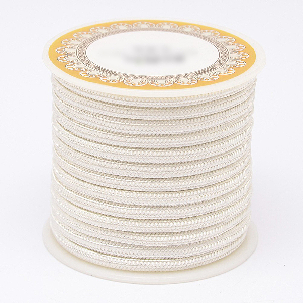 PandaHall Polyester Threads Cords, Floral White, 4mm, about 5.46 yards(5m)/roll Polyester
PandaHall Polyester Threads Cords, Floral White, 4mm, about 5.46 yards(5m)/roll Polyester