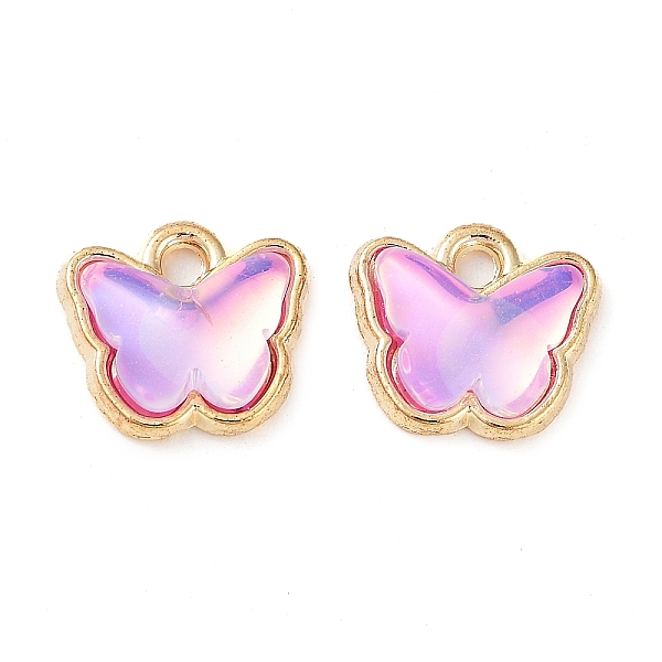 PandaHall Rack Plating Alloy Glass Charms, Butterfly, Golden, Violet, 9x9.5x3.5mm, Hole: 1mm Alloy+Glass Butterfly Purple
PandaHall Rack Plating Alloy Glass Charms, Butterfly, Golden, Violet, 9x9.5x3.5mm, Hole: 1mm Alloy+Glass Butterfly Purple