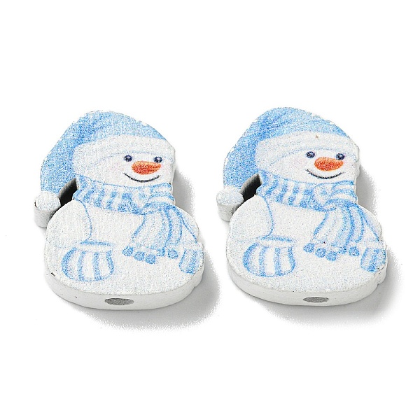 PandaHall Printed Wood Beads, Christmas Theme Beads, Cornflower Blue, Snowman, 20x18x6mm, Hole: 3mm Wood Snowman
PandaHall Printed Wood Beads, Christmas Theme Beads, Cornflower Blue, Snowman, 20x18x6mm, Hole: 3mm Wood Snowman