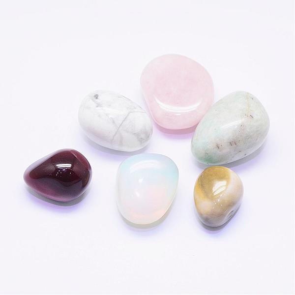 PandaHall Natural & Synthetic Assorted Gemstone Beads, Mixed Shapes, Tumbled Stone, No Hole/Undrilled Gemstone, 21~32x18~28x14~18mm Mixed..., Multicolor
PandaHall Natural & Synthetic Assorted Gemstone Beads, Mixed Shapes, Tumbled Stone, No Hole/Undrilled Gemstone, 21~32x18~28x14~18mm Mixed..., Multicolor