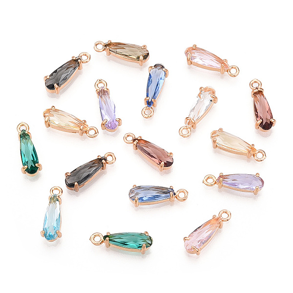 PandaHall Faceted Glass Pendants, with Golden Tone Brass Open Back Settings, Teardrop, Mixed Color, 14.5x4.5x4mm, Hole: 1.2mm Brass+Glass..., Multicolor
PandaHall Faceted Glass Pendants, with Golden Tone Brass Open Back Settings, Teardrop, Mixed Color, 14.5x4.5x4mm, Hole: 1.2mm Brass+Glass..., Multicolor