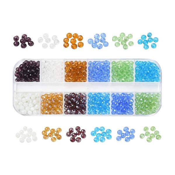 PandaHall 600Pcs 12 Colors Glass Beads, Faceted, Rondelle, Mixed Color, 4x3mm, Hole: 0.4mm, 50pcs/color Glass Rondelle Multicolor
PandaHall 600Pcs 12 Colors Glass Beads, Faceted, Rondelle, Mixed Color, 4x3mm, Hole: 0.4mm, 50pcs/color Glass Rondelle Multicolor