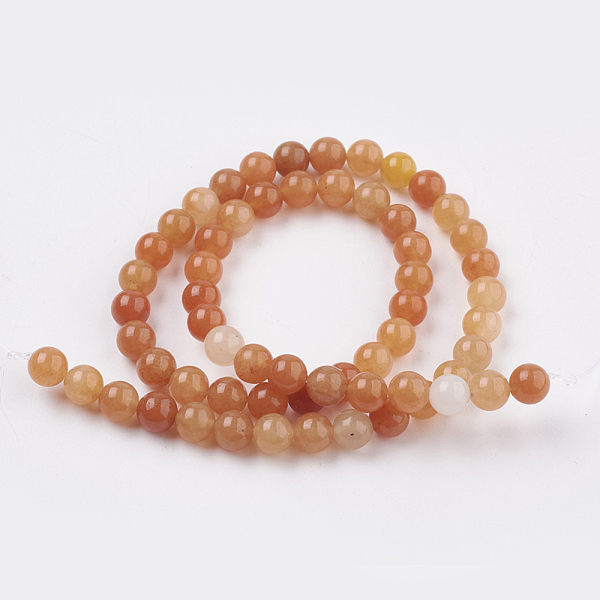 PandaHall Natural Red Aventurine Beads Strands, Round, 6mm, Hole: 0.8mm, 15~16 inch Red Aventurine Round Orange
PandaHall Natural Red Aventurine Beads Strands, Round, 6mm, Hole: 0.8mm, 15~16 inch Red Aventurine Round Orange