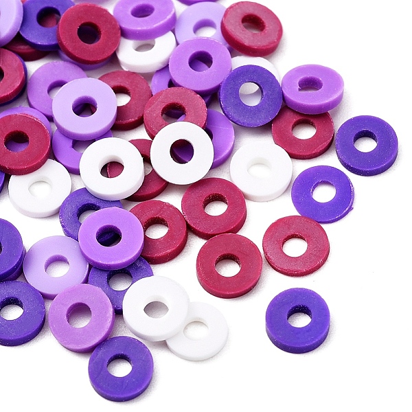 PandaHall Handmade Polymer Clay Beads Strands, for DIY Jewelry Crafts Supplies, Heishi Beads, Disc/Flat Round, Mixed Color, 6x0.5~1mm, Hole..., Multicolor
PandaHall Handmade Polymer Clay Beads Strands, for DIY Jewelry Crafts Supplies, Heishi Beads, Disc/Flat Round, Mixed Color, 6x0.5~1mm, Hole..., Multicolor
