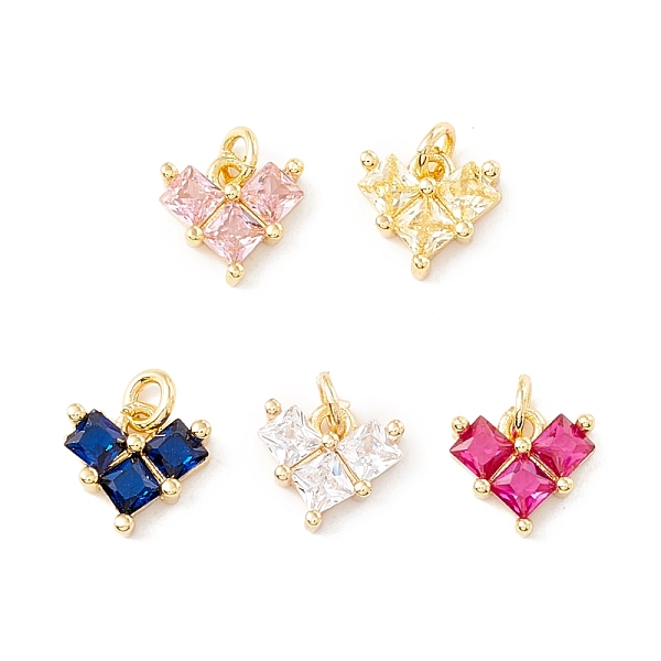 PandaHall Rack Plating Brass Micro Pave Cubic Zirconia Charms, with Jump Rings, Long-Lasting Plated, Cadmium Free & Lead Free, Heart, Real..., Multicolor
PandaHall Rack Plating Brass Micro Pave Cubic Zirconia Charms, with Jump Rings, Long-Lasting Plated, Cadmium Free & Lead Free, Heart, Real..., Multicolor